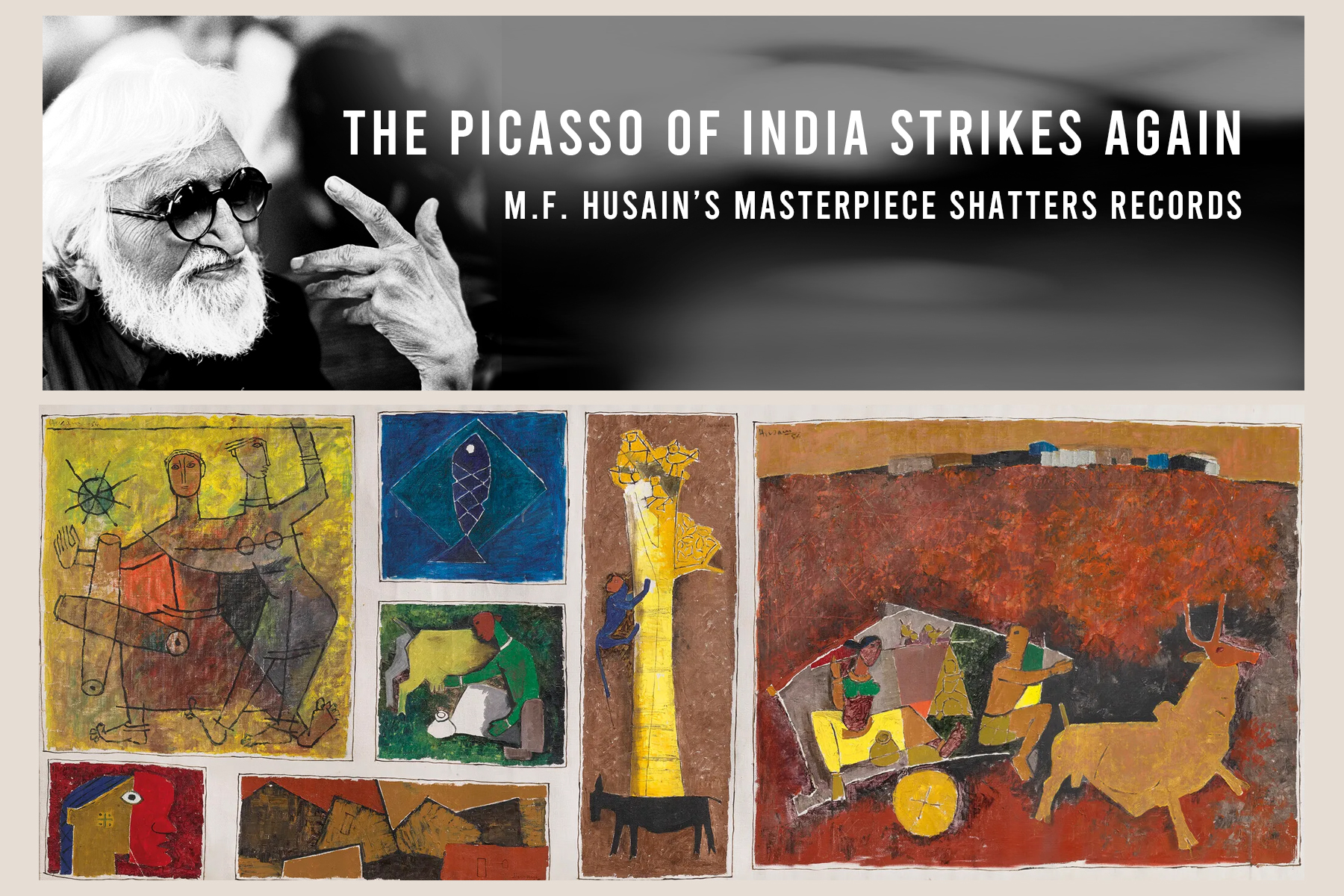Husain’s Legacy Soars as His Masterpiece Smashes Records!